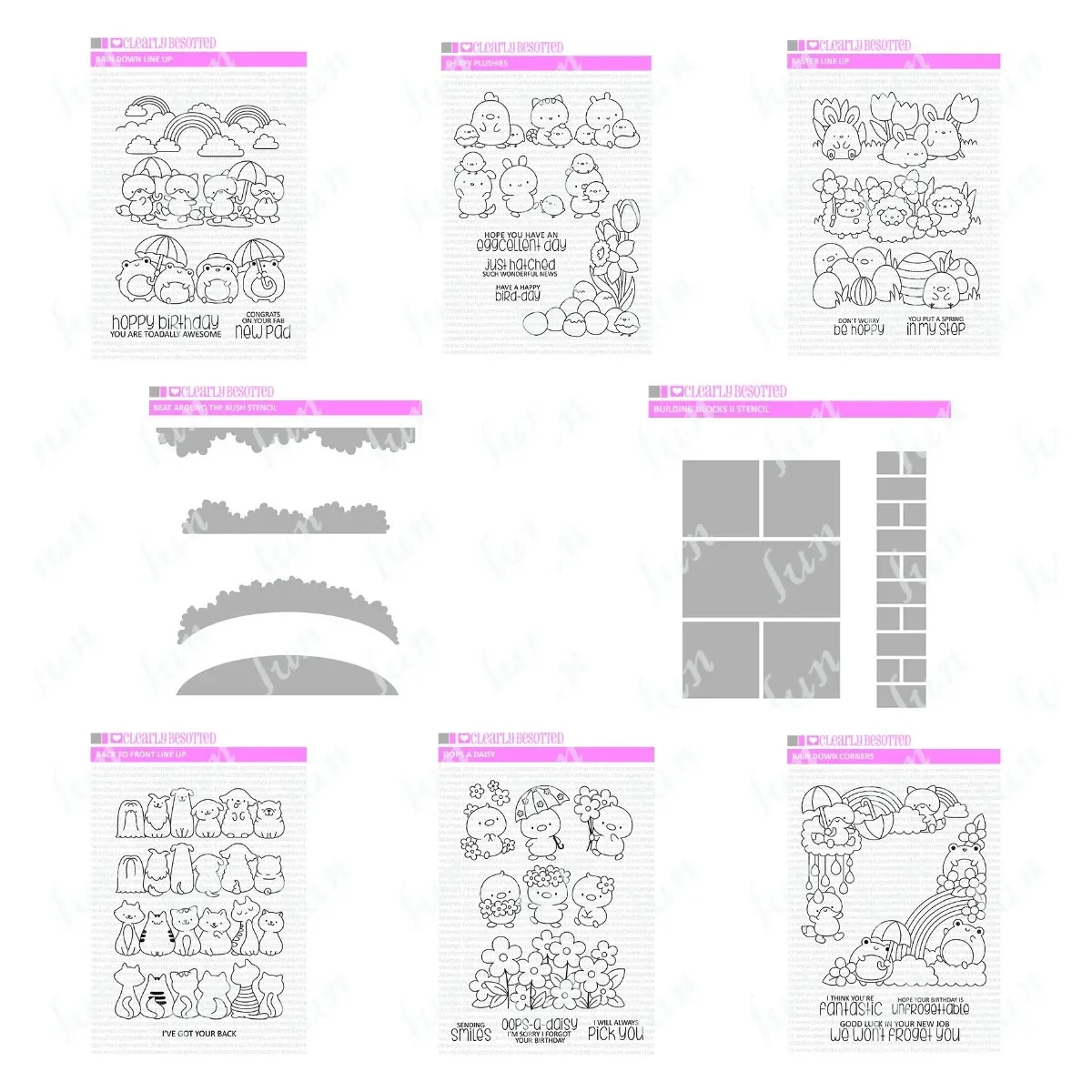 

Building Blocks Cutting Dies Clear Stamps Stencils Scrapbooking Decoration Handmade Diy Easter Greeting Card Coloring Embossing
