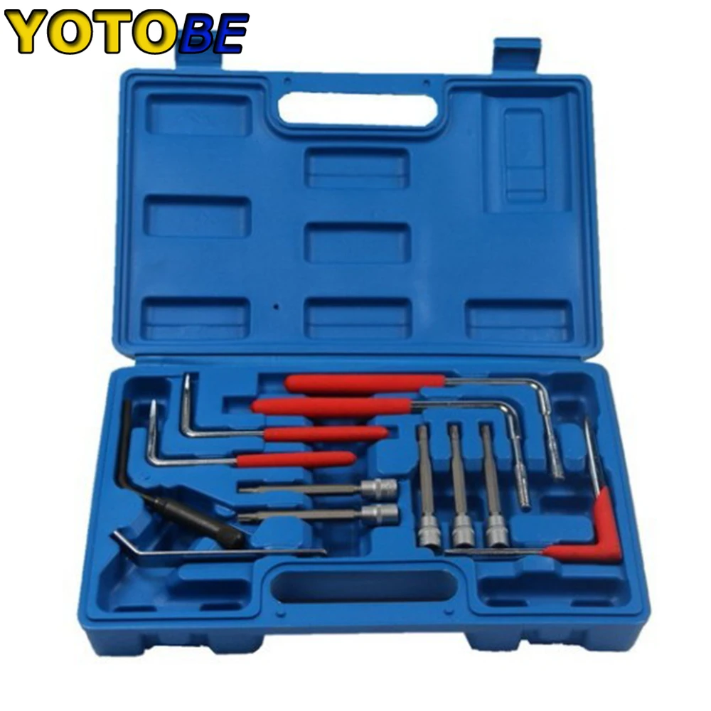 12Pc Strumento Di Rimozione Dell'Airbag Torx Trim Car Garage Remover Set Per Mercedes Benz Bwm Audi Vw Air Bag Disconnessione Kit