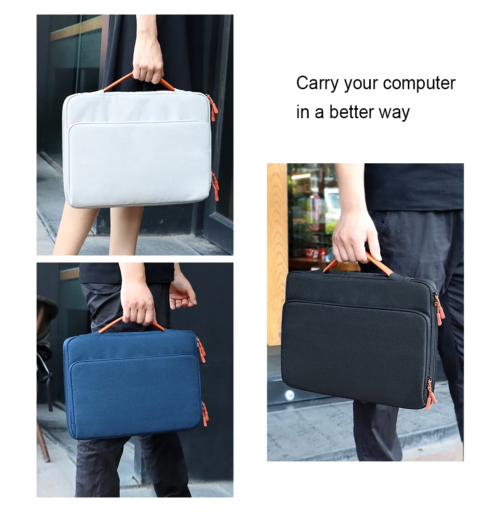 Protection Laptop Sleeve for Macbook Air 13 Pro 14 Inch 16 Laptop Case for Huawei Matebook D15 Magicbook 16.1 Computer bag