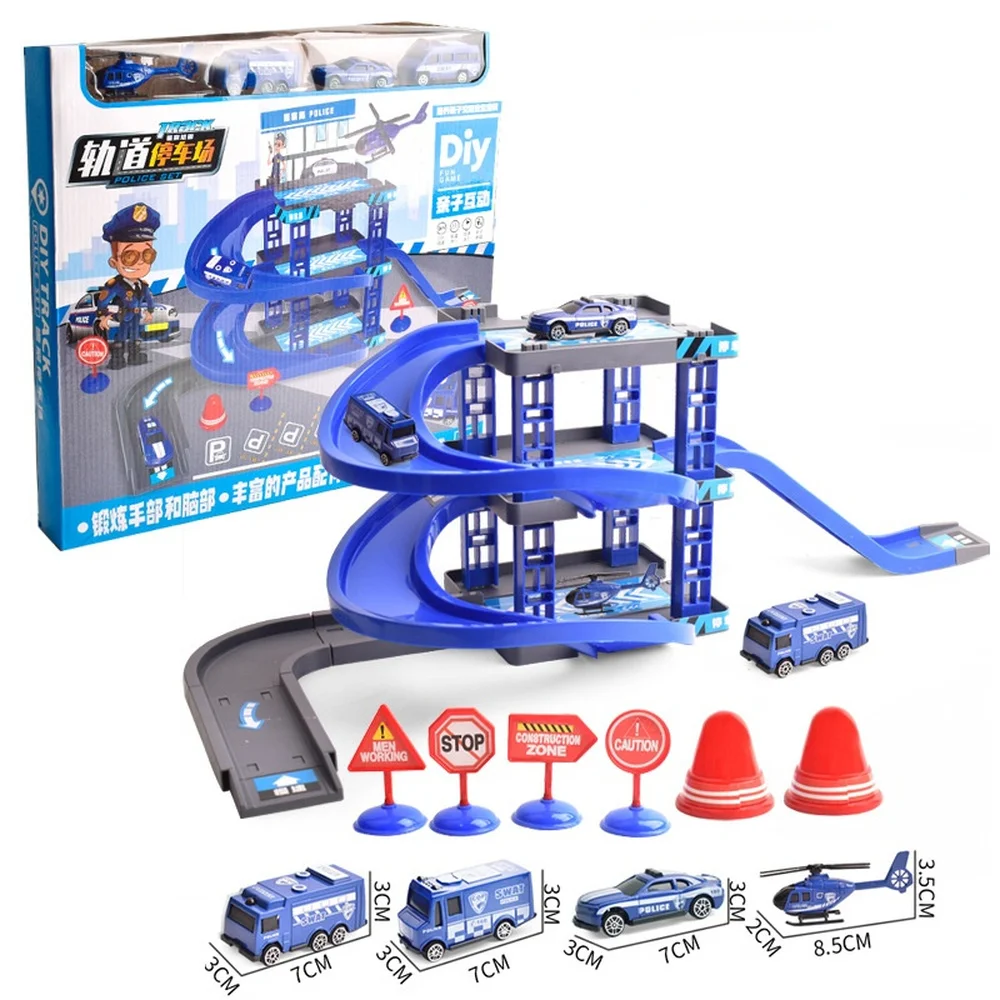 Pista De Carrinho Infantil Speedster Helicóptero Double Park - R$ 210,81