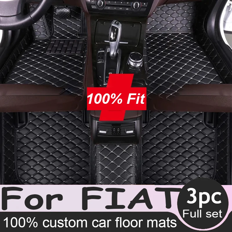

Автомобильный коврик для FIAT tipo 500 500c 500X Barchetta Croma 126p X1 9 Ducato 124 Spider, автомобильные аксессуары
