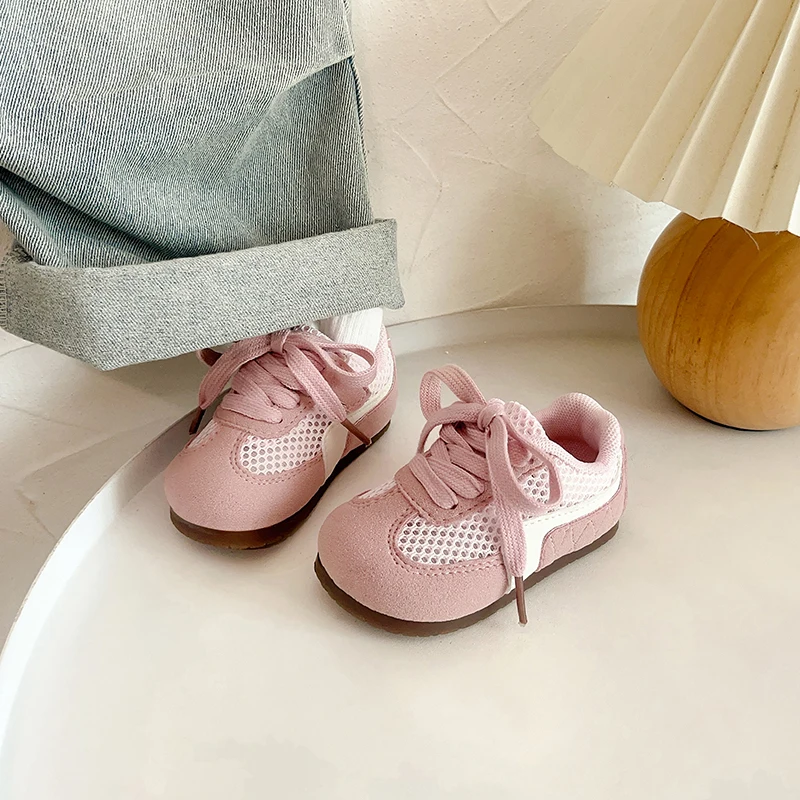 Breathable Mesh Kids Sneakers for School and Sports