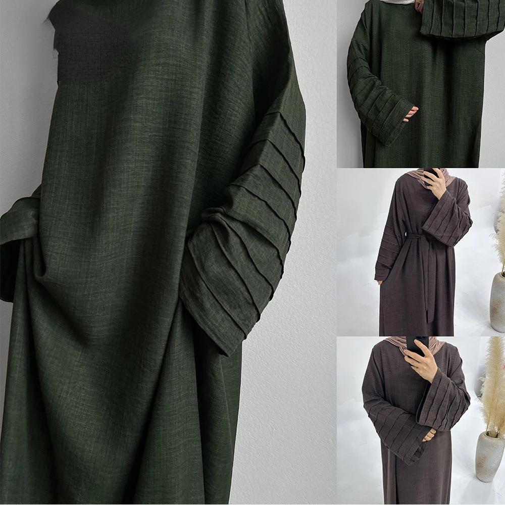 

Дубай Ближний Восток Турция свободное женское платье свободного кроя элегантный кардиган мусульманская Мода Abaya Femme Musulman