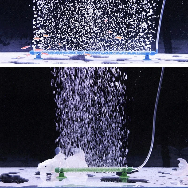 Aquarium Air Pump Aquarium Air Pump Fresh Air Stone Diffuser Tube Fish Tank Extendable Wall Pipe Suction Cup Fixed Waterscape Bubble Diffuser