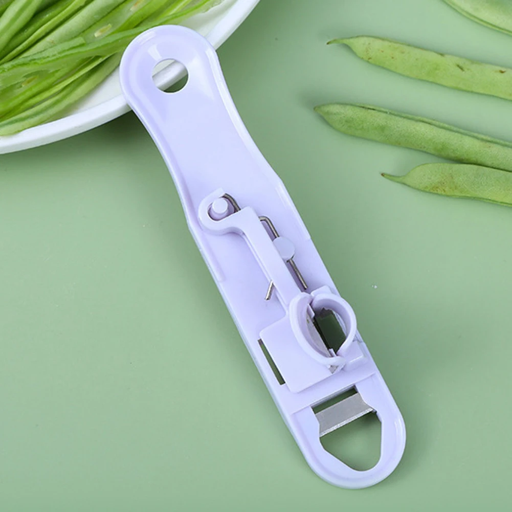 Description Picture 5 of itemGreen Bean Slicer Sharp French Bean Cutter White Vegetable Slicer Runner Cutter Kitchen Tool Functional Vegetable Chopper Cutter