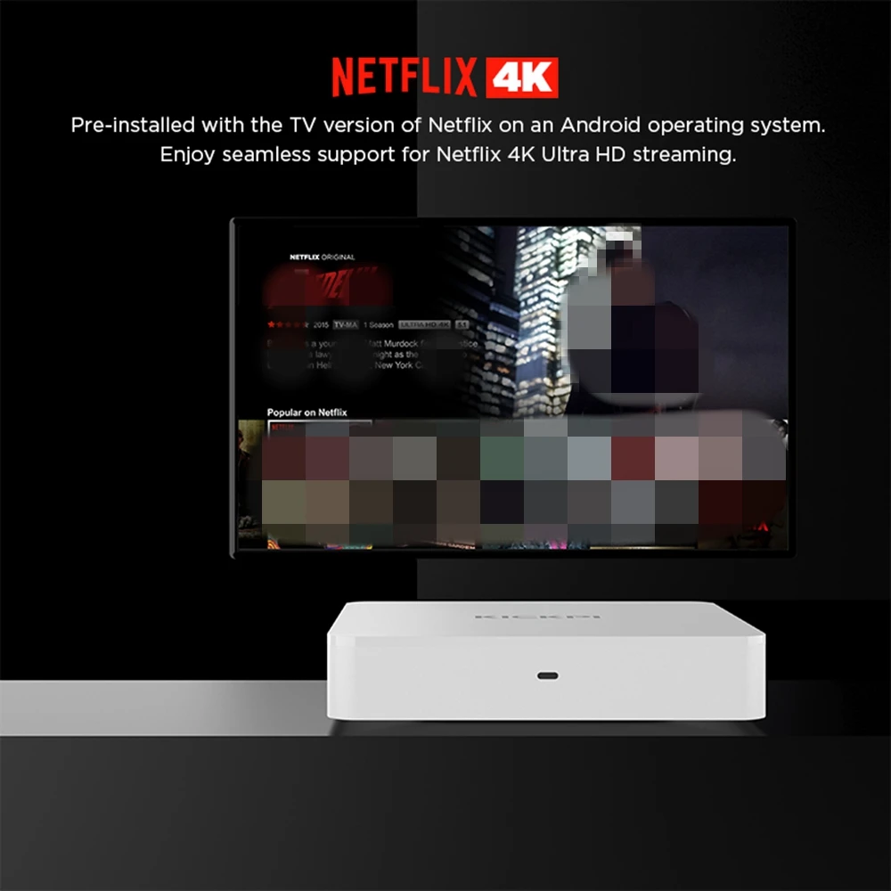 KICKPI KP1 Google Netflix TV Box Android 11 Amlogic S905Y4 Media