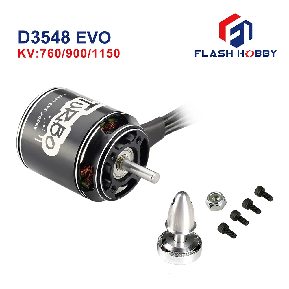 

FLASHHOBBY D3548EVO 3548 (2826) 760KV 900kv 1150KV RC Brushless Motor for UAV Aircraft Multicopters RC Plane Helicopter