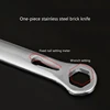 Efficient Trowel 2 in 1 Masonry Knife And Tiling Knife Double-sided for Masonry Work Easy to Use 2