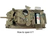 Metal Mato 1/16 M4A3 Sherman RC Tank RTR Infrared Recoil Army Green 1230 TH00673-SMT4 5