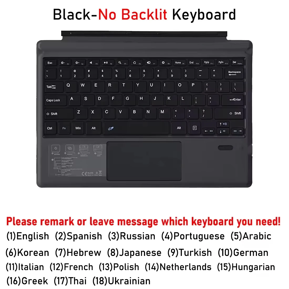 마이크로소프트 서피스 프로 타입커버 코파일럿PC 키보드 - 무선키보드 | 쿠팡, image size:1100x1100