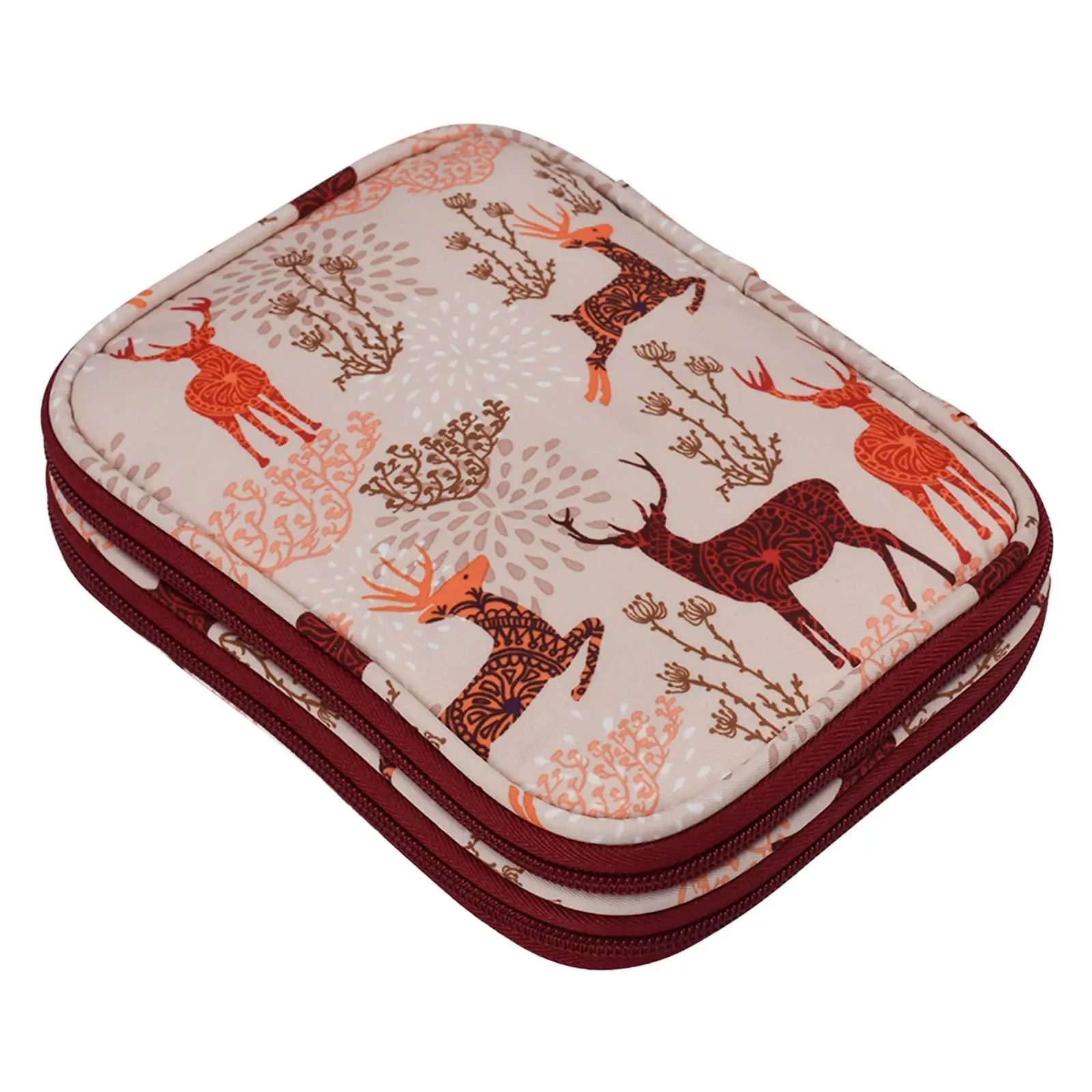 Empty Knitting Needles Storage Bag Knitting Kit Case Organizer Bag for Crochet Hooks Sewing Accessories Tool Women Gift