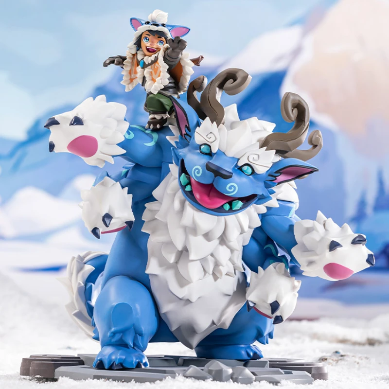 

33cm League of Legends Star Guardian The Boy and His Yeti Action Figure Ornaments Sculpture Collection Desktop Display Gift Toys