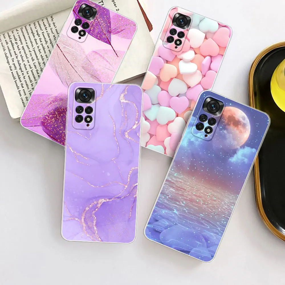 Funda de silicona suave para Xiaomi Redmi Note 11 4G, carcasa pintada con  estilo, parachoques para Redmi Note 11 Pro Plus Fivean unisex