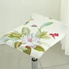 Bar Stool Cover Cashier Chair Covers Stretch Stool Seat Slipcovers Stretch Elastic Hotel Banquet Dining Small Chair Case 4