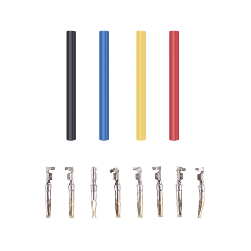 Phosphor Bronze Cartridge Connector Clips Tubes 8 Gold Plated Pins For Cartridges Turntable IT Tubes Gold Plated Cartridge turntable setup kit