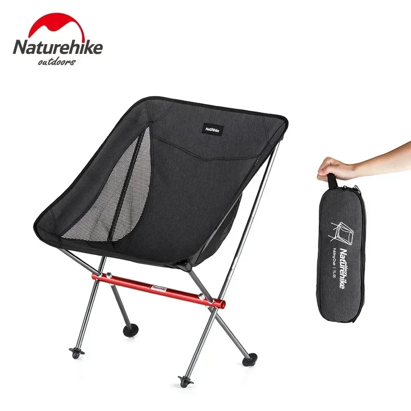 

Naturehike-Portable Folding Moon Chair, Fishing Chair, Camping, Hiking, Gardening, Barbecueart, Folding Stool