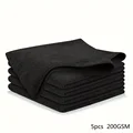 Black 5pcs 25X25cm