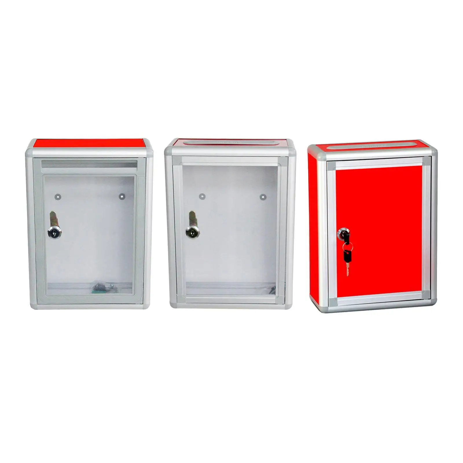 Suggestion Box Ballot Comment Box Tip Money Metal Donation Storage Container for Voting Bar Suggestions Fundraising
