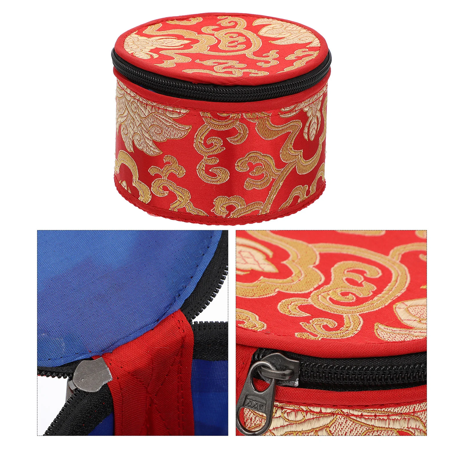 

Buddha Sound Bowl Bag Tibetan Singing Case Carrying Storage Full Moon Pouch Holder Suitcases
