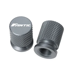 Motorcycle Tire Valve Cap Set - Durable and Stylish Alloy Caps for Enhanced Protection (2 - Pack) (Titanium)