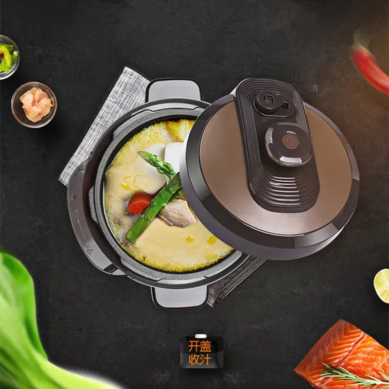 New Home 6L Electric Pressure Cooker Smart Appointment High Pressure Rice Cooker Soup Pot Multicooker
