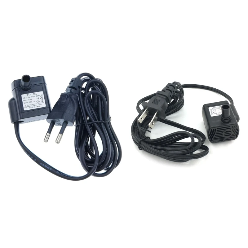 

AC110V/220V 3W тихий водяной насос, расход, водонепроницаемый бесщеточный насос, мини-фильтр для воды, насос для фонтана с H4GE
