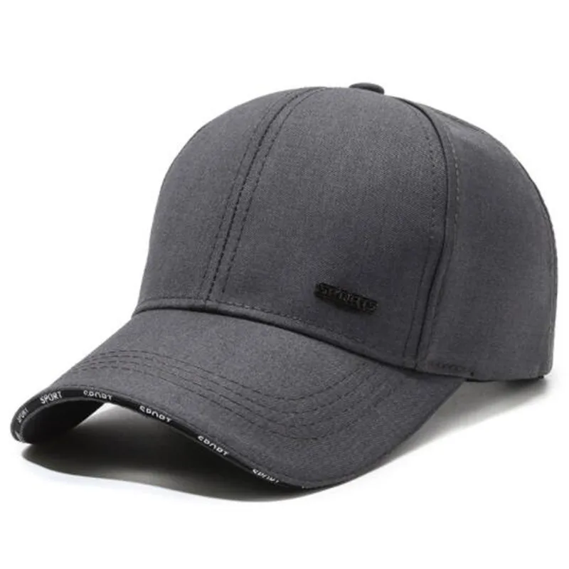 

2023 New Spring Autumn Washable Cotton Baseball Caps For Men Snapback Cap Fashion Tongue Cap Male Bone Sports Cap Free Shipping