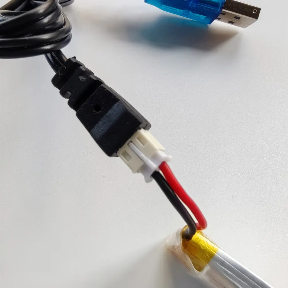 Câble de charge USB PH2.0 3.7V pour Mini Drone RC V23, longueur flexible