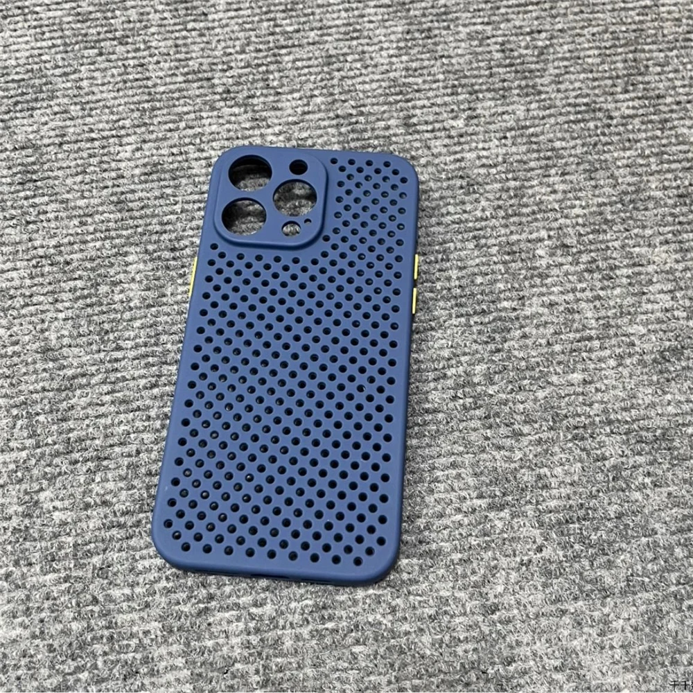 Breathable Cooling Soft Silicone Bumper Back Cover