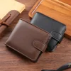 Men's Wallet Hasp Leather Wallet Multiple Card Slots Credit Card Holder Coin Purse Vintage Wallet Fashion Business Male Wallets 1