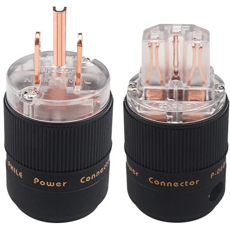 

Audio HiFi Accessories DIY US Power Cable Plug for Amplifier Filter CD Player