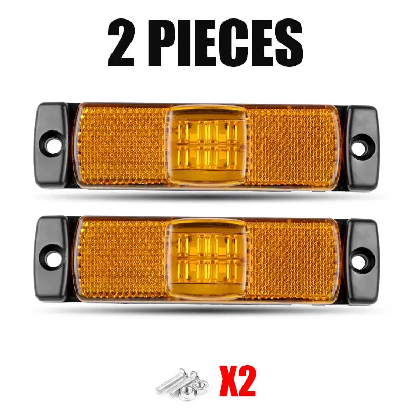 2pcs Yellow