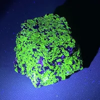 Willemite 100% naturelle américaine (effet fluorescent vert et rose), spécimens minéraux bruts, collection de pierres précieuses en cristal 2