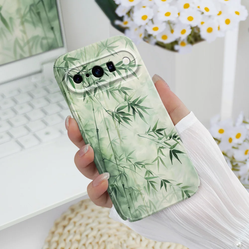 Lush Green Bamboo Forest Phone Case - Durable Hard Cover