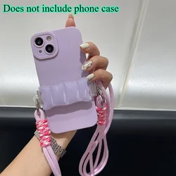 Elegant Multi - Color Adjustable Phone Lanyard with Neck Strap (Purple)