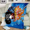 3D Print H-Hot Wheels Lightweight  Flannel Throw Blanket,Multi-purpose Holiday Gift Blanket Warm And Soft Blankets All Seasons 2