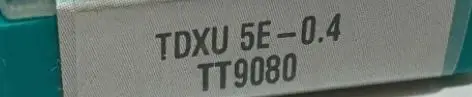 ORIGINAL 10PCS CARBIDE INSERT TDXU 5E-0.4 TT9080