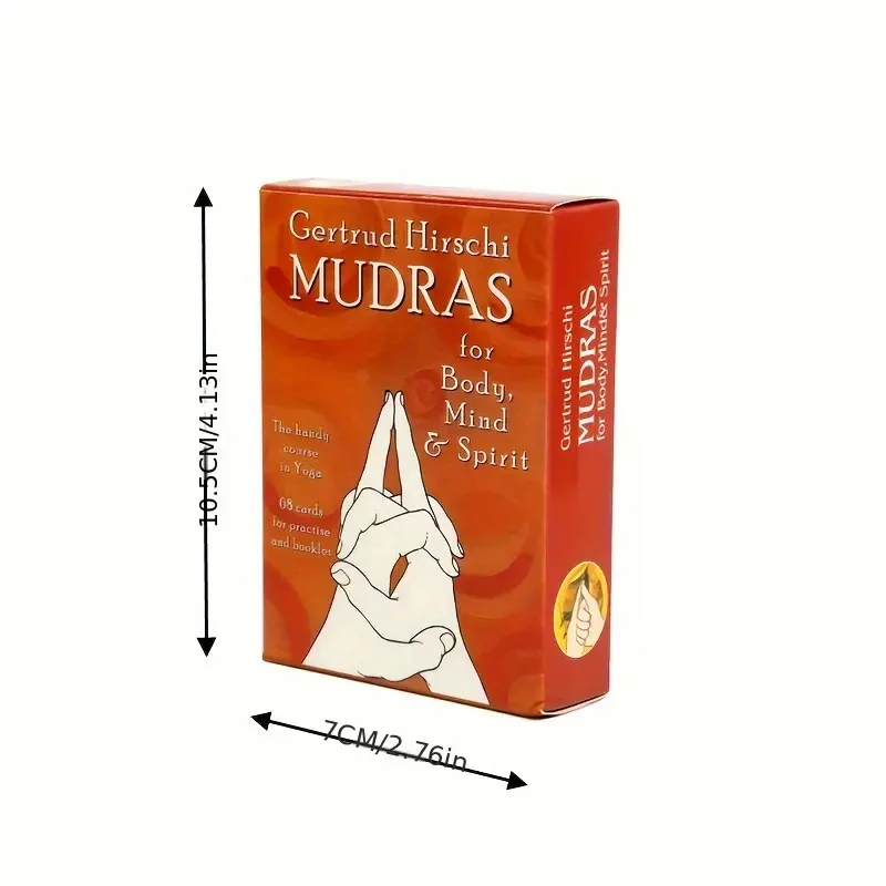 Tarot Card Deck 1 Box of 68 Cards Mudras For Body Mind And Spirit Beginner Tarot Card Set For Practice