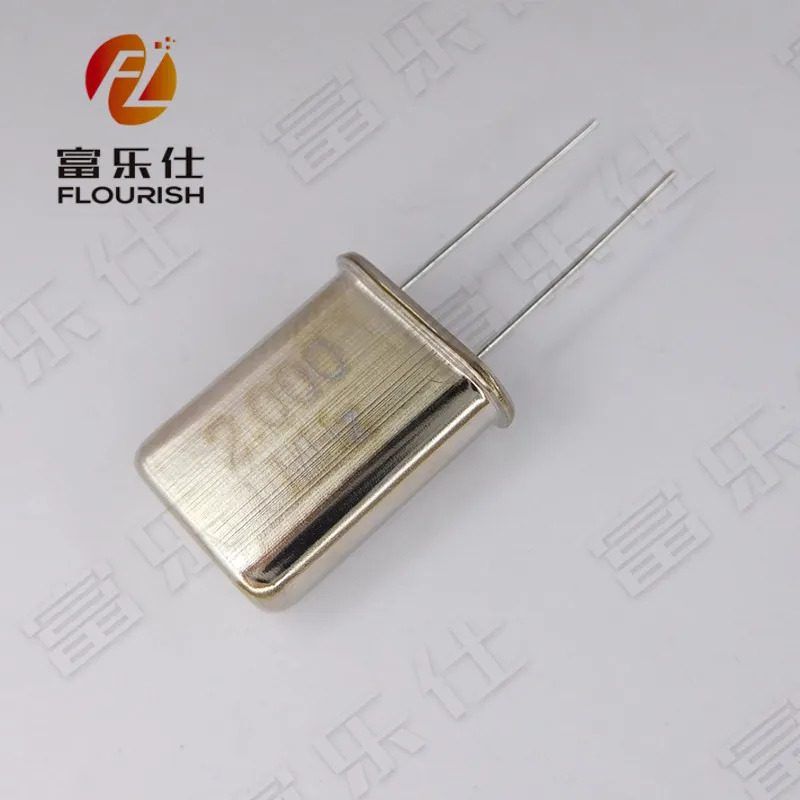 10PCS HC-49U (49U) 2p 2.000mhz 2m 제조업체 직접 인라인 패시브 수정 공진기