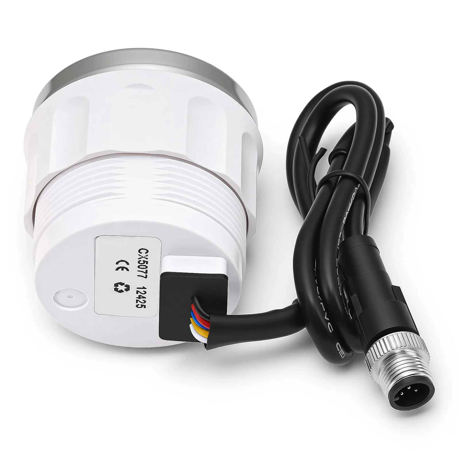 ZMFJH NMEA2000 2인치 52MM 홀딩 탱크 게이지 레드 백라이트 좌우 엔진 보트 요트 선박 오일 탱크 미터 12V24V (STBD 포트용)