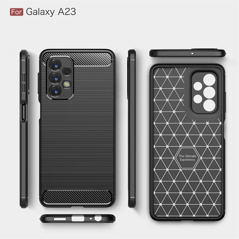 Matte Soft TPU Carbon Fiber Phone Case - Sleek Durable Back Cover