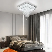 GreeLustr Modern Luxury Crystal Led Pendant Light Rain Drop Chandelier Ceiling Lamp Dining Living Room Nordic Decor Hanging 5