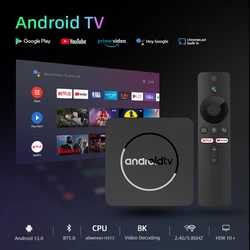 Q1 ATV Android 13 8K HDR Smart TV Box Allwinner H313 2GB16GB Dual Wifi BT5.0 Set Top Box Media Player Stereo surround Youtube