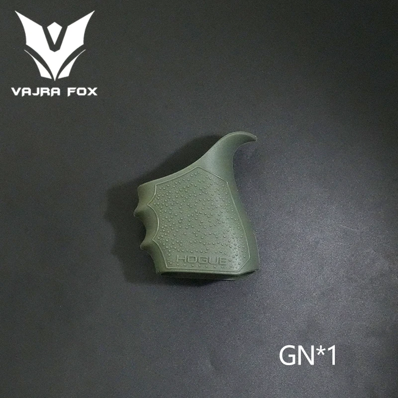 Handgun Grip Cover 1Pcs Tactical Universal Gun Grip Cover Fit Pistol Handle Non-Slip Rubber Cover Fit Gloc G17 G18 G19 Handle Weapon Accessory
