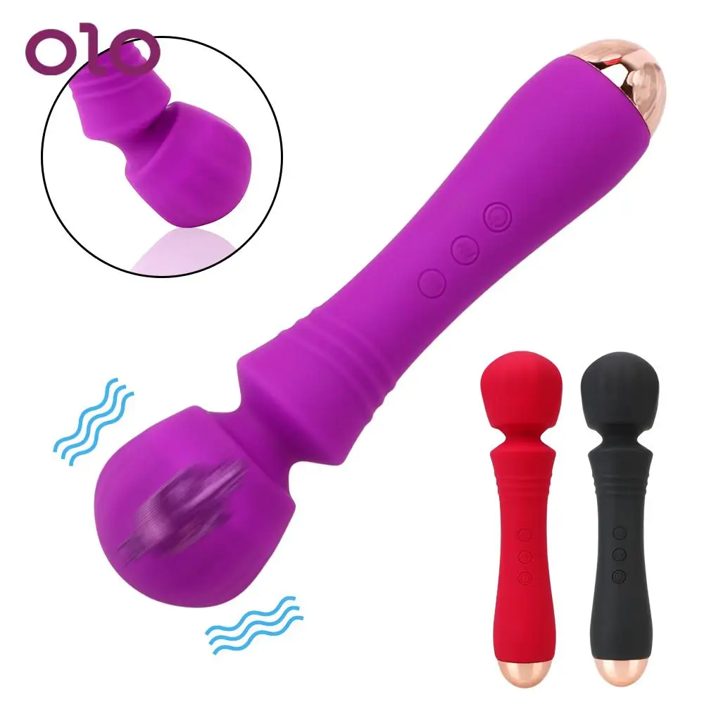 

Clitoral Stimulator 20 Frequency Sex Toys for Woman Magic Wand Vibrators G Spot Vagina Vibrator Female Masturbator AV Stick