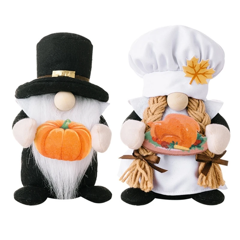 

Thanksgiving Gnomes Decoration Fall Chef Gnomes Pumpkin Tomtes Swedish Gnomes Dropship