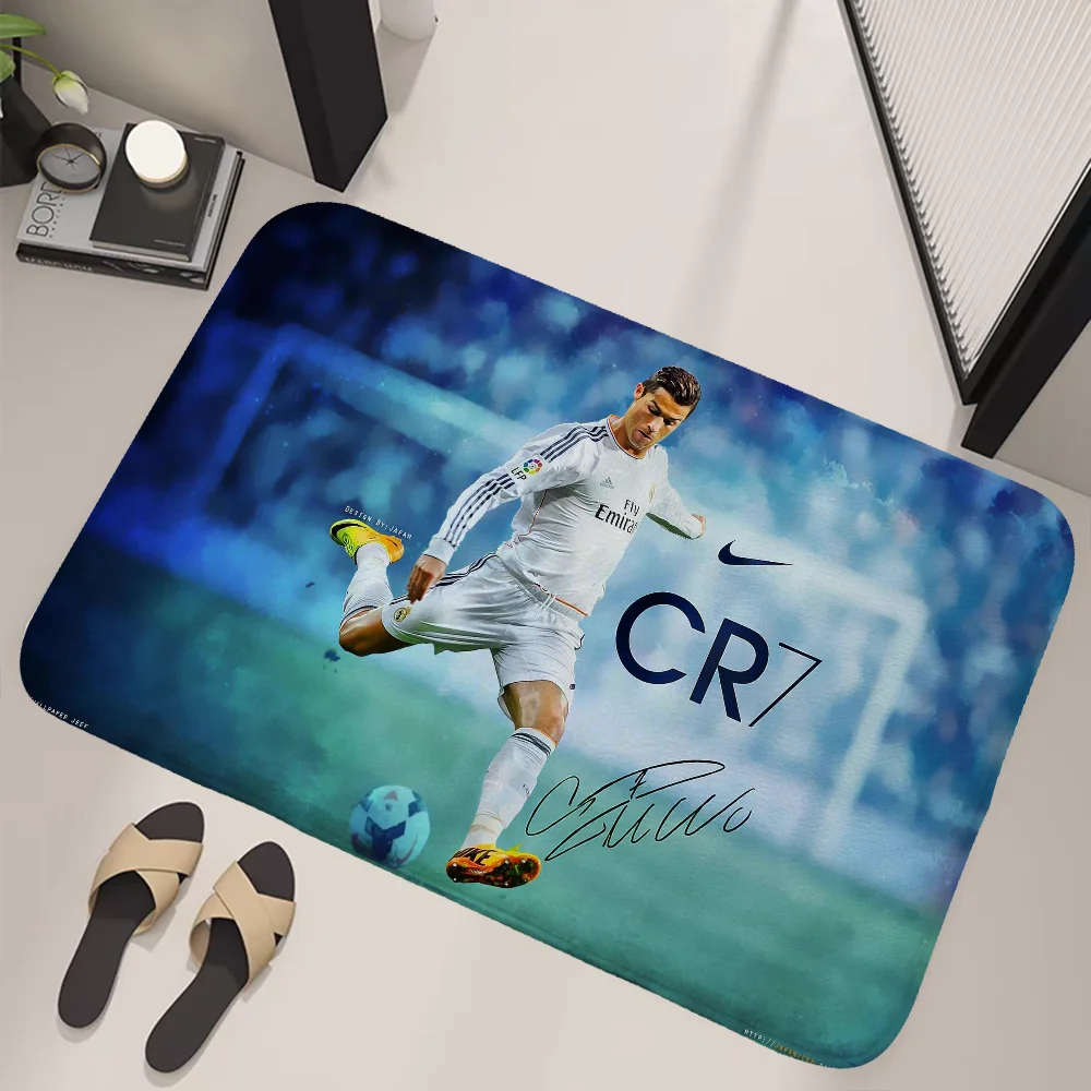 Cristiano Ronaldo Doormat Entrance to Home Decoration Accessories Front Door Mat Outdoor Rug Kitchen Mats for Floor Room Rugs 5