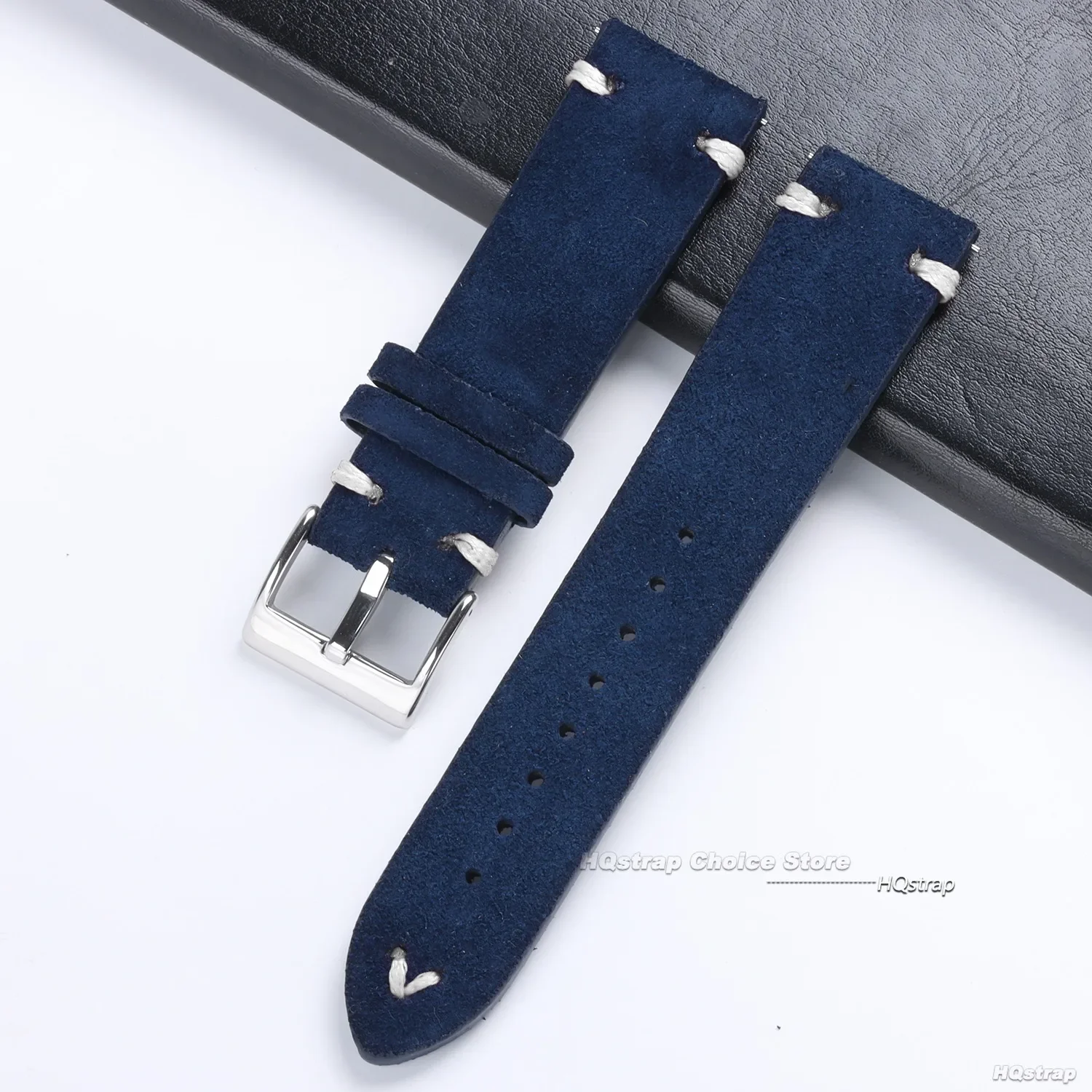 Vintage Suede Leather Quick Release Watch Strap - Sport Bracelet Replacement