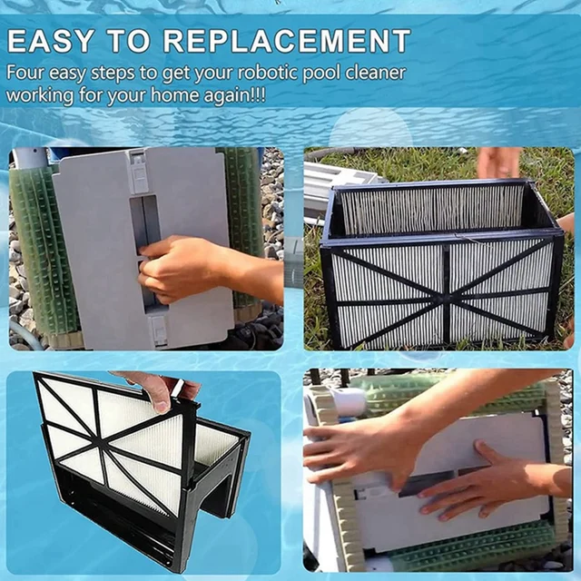 3Pcs Medence -Tisztítószűrők, Amelyek Moshatóak A Tigershark Rcx70101 -Hez Sharkvac -Hoz Az Aquavac Robotmedence Tisztító Tartozékaihoz - Image 3