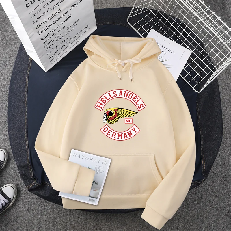 Men Summer Fashion hoodie Leisure German Motorcycle Club Nomads Hells Angels hoodie Pattern Large Comfortable Street Wear